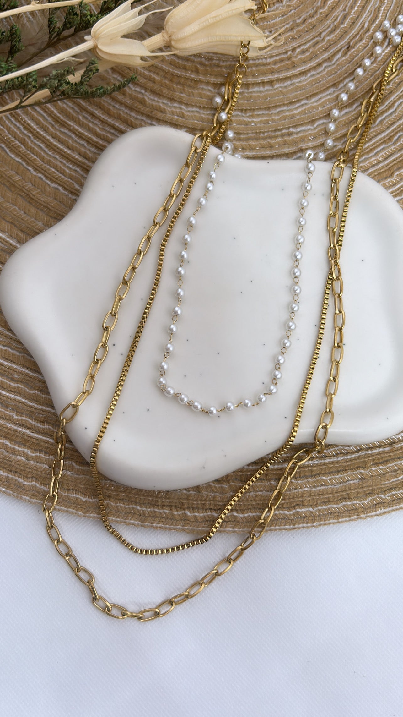 Pearl Trio Necklace